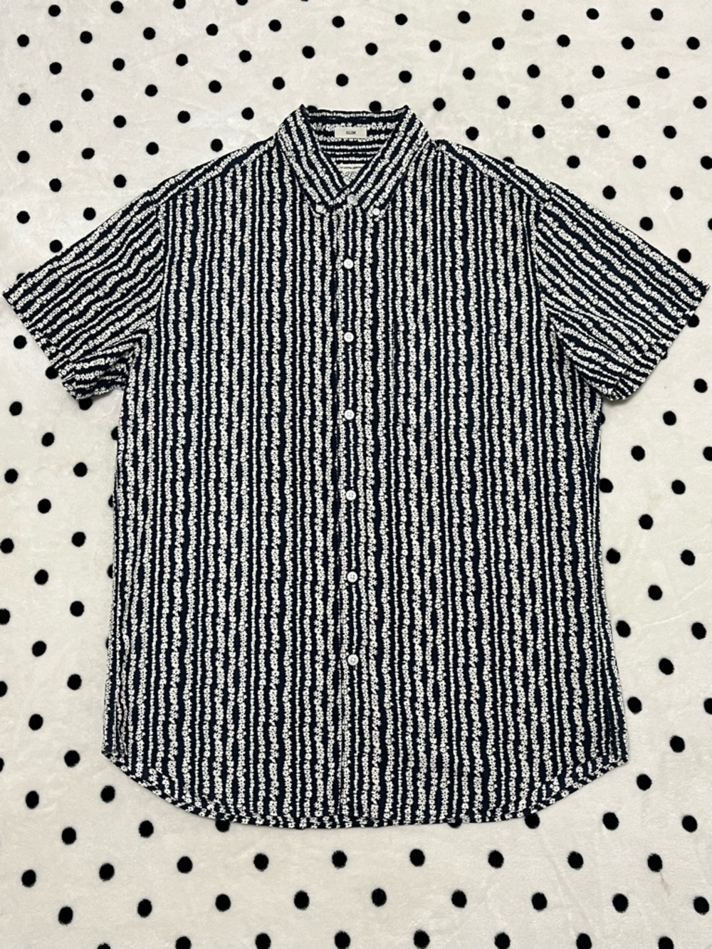 J. Crew Textured Slim Fit Button Down Size M